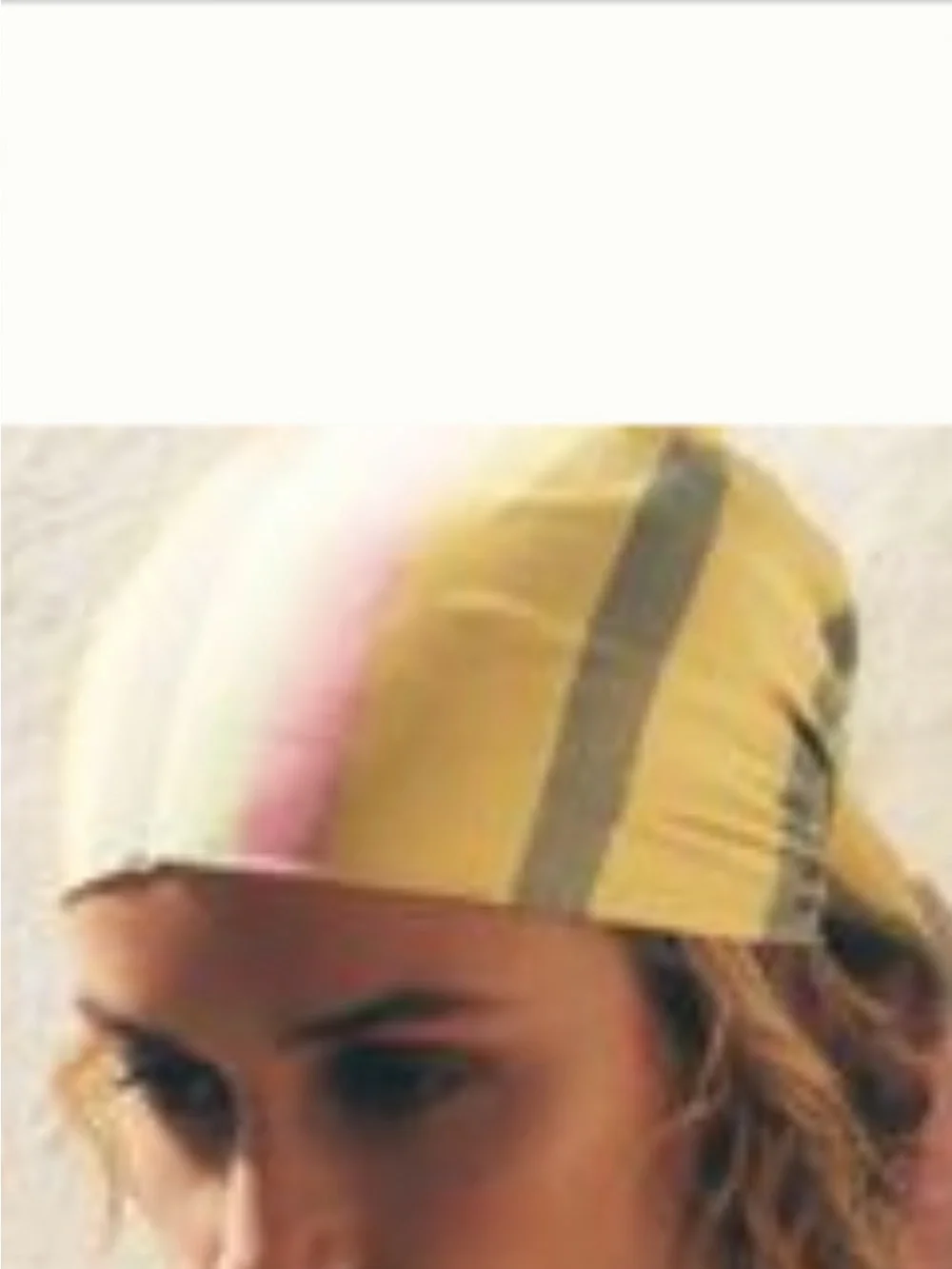 Anthropologie Geometric Striped Headscarves 2 in set